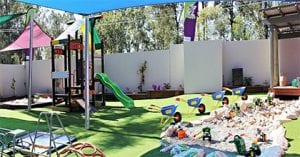 outdoor play area childcare centre