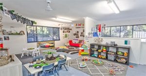 colourful playroom in childcare centre